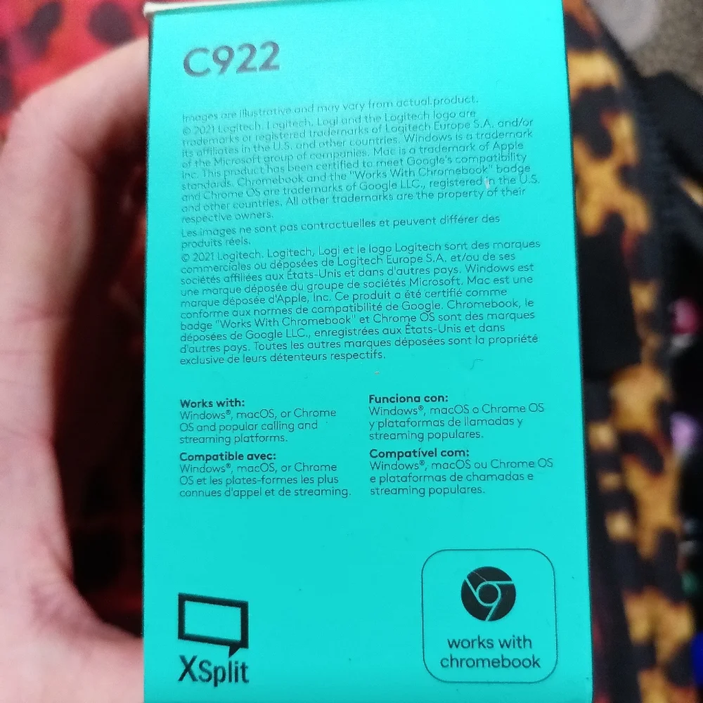 Logitech C922 pro HD stream Webcam